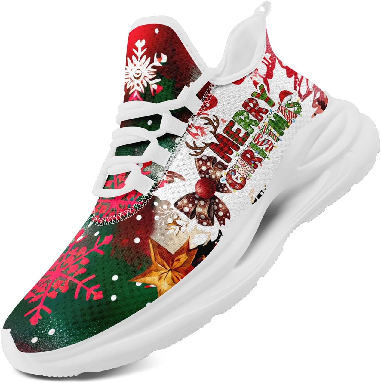 Рождественские кроссовки для мужчин и женщин, праздничная обувь для вечеринок, легкие, дышащие, стильные, с амортизацией, рождественские туфли Awsole, белый/красный/зеленый/оранжевый
Рождественские кроссовки для мужчин и женщин, праздничная обувь для вечеринок, легкие, дышащие, стильные, с амортизацией, рождественские туфли Awsole, белый/красный/зеленый/оранжевый