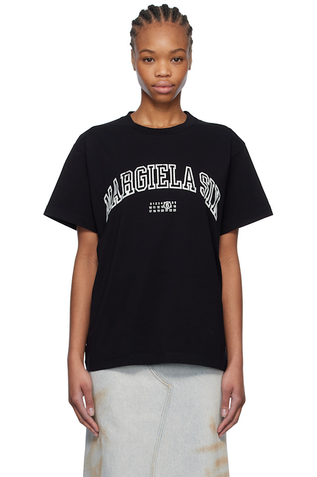 Футболка с принтом в стиле варсо Mm6 Maison Margiela, черный
Футболка с принтом в стиле варсо Mm6 Maison Margiela, черный
