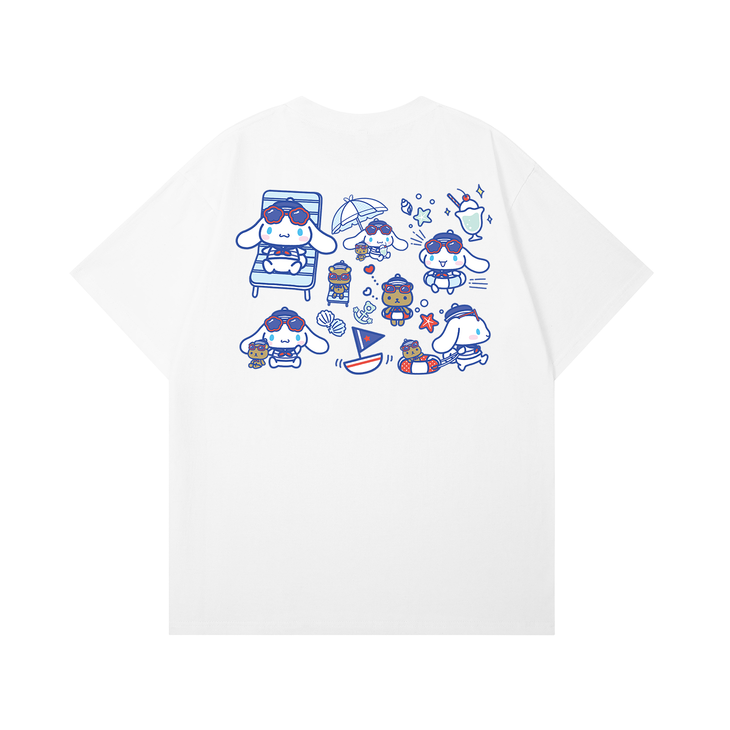 Sanrio Футболка для собак Yugui Unisex белая, черная
Sanrio Футболка для собак Yugui Unisex белая, черная