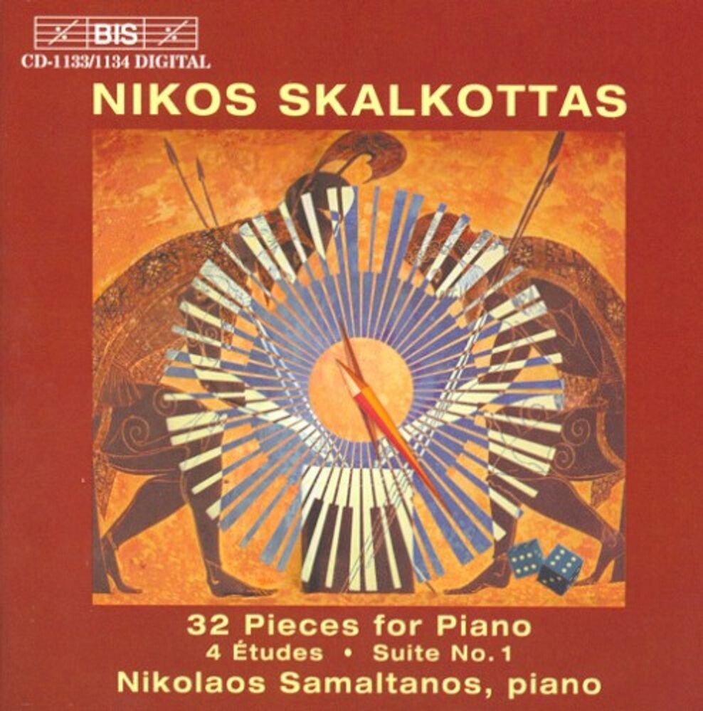 Диск CD Skalkottas: 32 Pieces For Piano - Nikos Skalkottas, Nikolaos Samaltanos
Диск CD Skalkottas: 32 Pieces For Piano - Nikos Skalkottas, Nikolaos Samaltanos