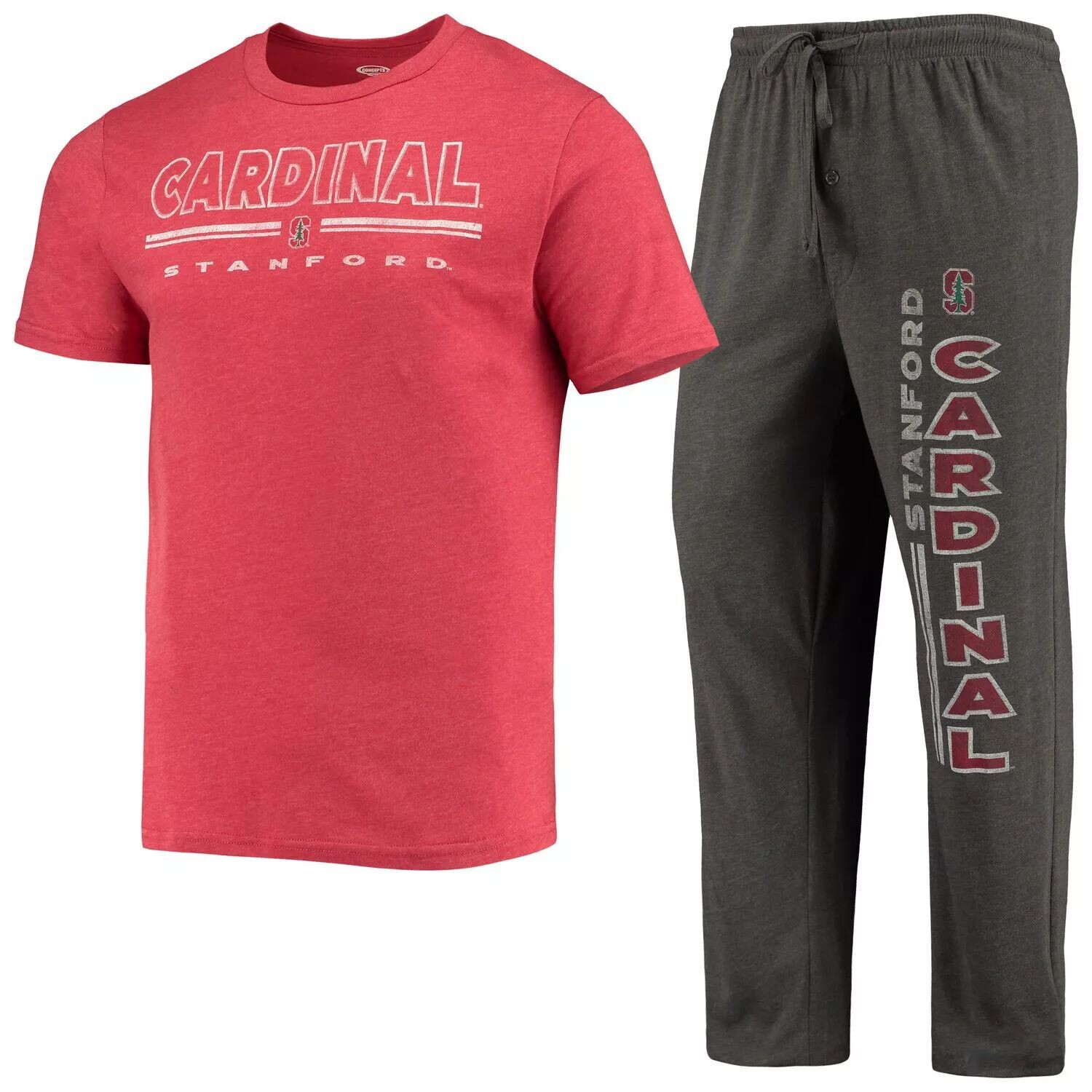 Мужская футболка Concepts Sport с мелованным углем/Cardinal Stanford Cardinal Meter, футболка и брюки для сна
Мужская футболка Concepts Sport с мелованным углем/Cardinal Stanford Cardinal Meter, футболка и брюки для сна
