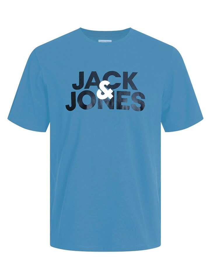 Футболка Jack & Jones Shirt Jacula, синий 
Футболка Jack & Jones Shirt Jacula, синий