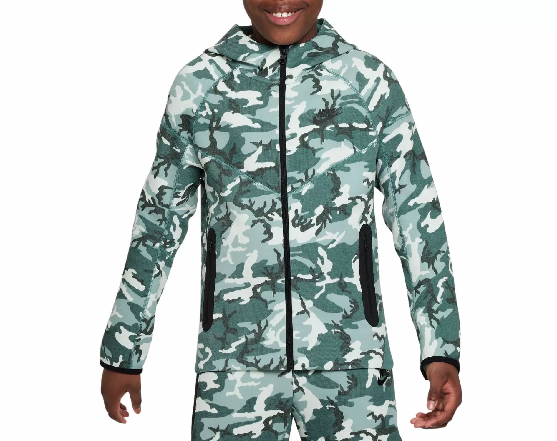 Nike Детская флисовая куртка на молнии, зеленая
Nike Детская флисовая куртка на молнии, зеленая