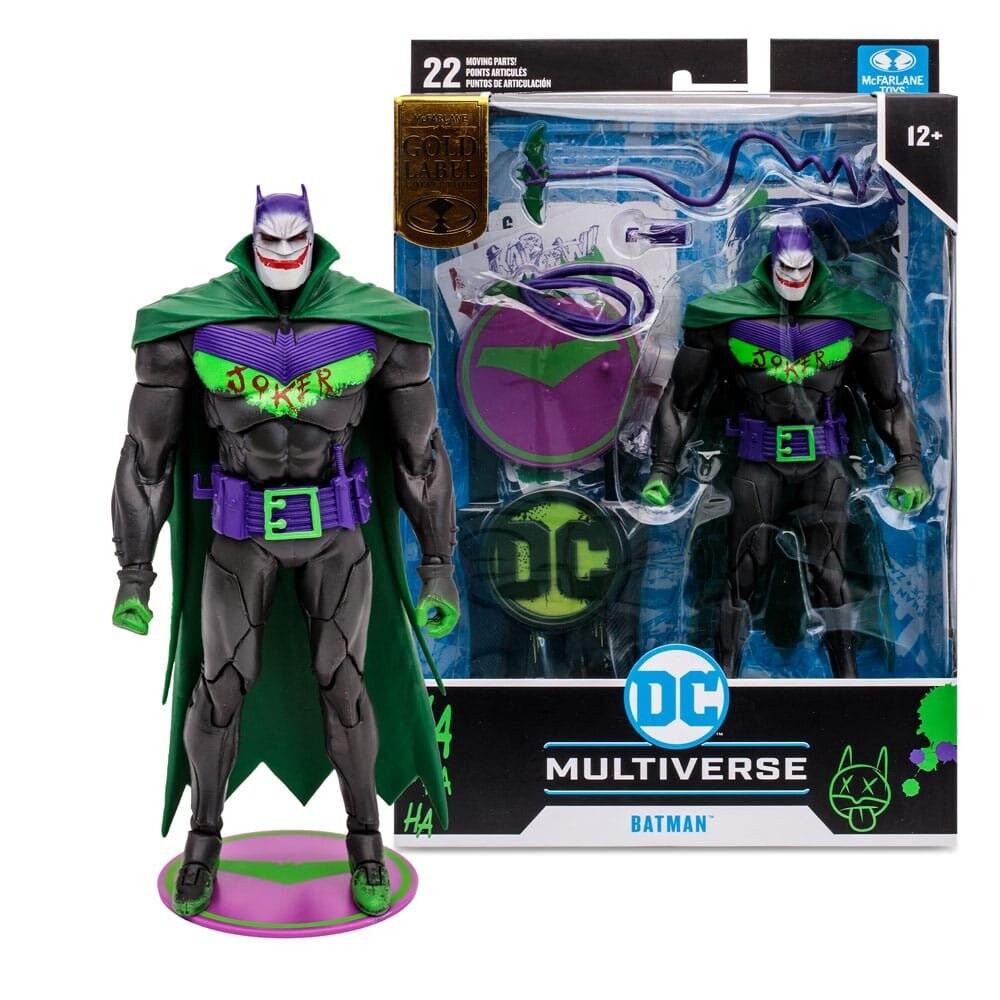Фигурка DC Multiverse (Бэтмен: Белый рыцарь) — Джокеризованный Бэтмен (золотая этикетка) Inna marka
Фигурка DC Multiverse (Бэтмен: Белый рыцарь) — Джокеризованный Бэтмен (золотая этикетка) Inna marka