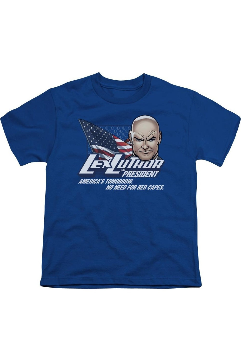 Футболка с коротким рукавом для детей "Superman Lex For President" Gildan, синий
Футболка с коротким рукавом для детей "Superman Lex For President" Gildan, синий