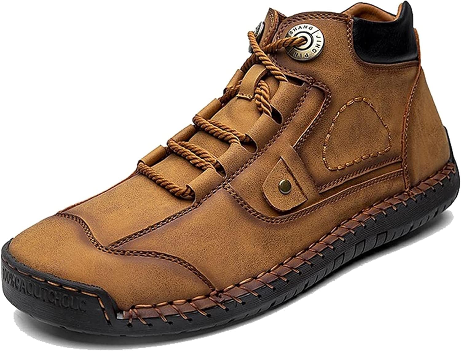 Мужские осенне-зимние короткие кожаные ботинки Yiozoi, повседневная носка, защищающие от ветра, высокие, на шнуровке, для прогулок, желтый
Мужские осенне-зимние короткие кожаные ботинки Yiozoi, повседневная носка, защищающие от ветра, высокие, на шнуровке, для прогулок, желтый