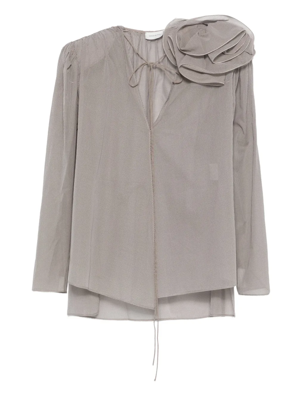 Декорированная блузка Magda Butrym, коричневый
Декорированная блузка Magda Butrym, коричневый