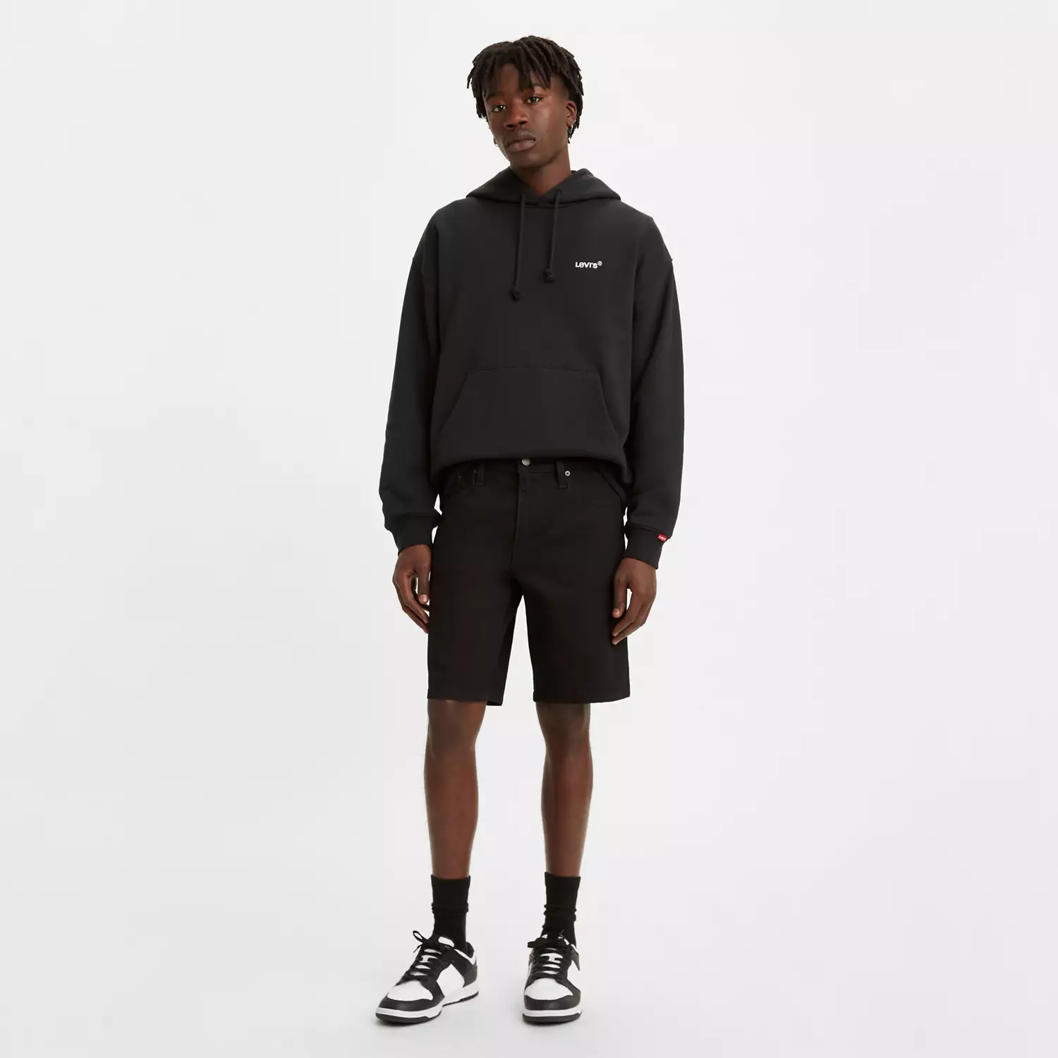 405 стандартные мужские шорты 10 дюймов Levi's, черный 
405 стандартные мужские шорты 10 дюймов Levi's, черный