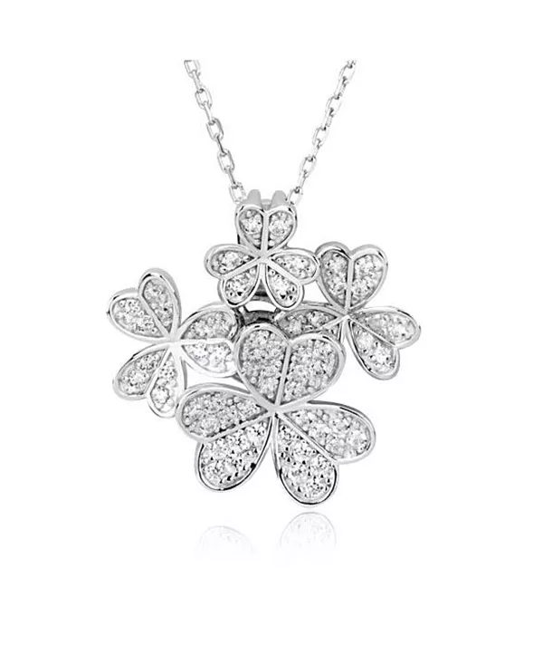 Ожерелье Suzy Levian из стерлингового серебра с подвеской в виде цветка и кубическим цирконием Suzy Levian New York, white
Ожерелье Suzy Levian из стерлингового серебра с подвеской в виде цветка и кубическим цирконием Suzy Levian New York, white