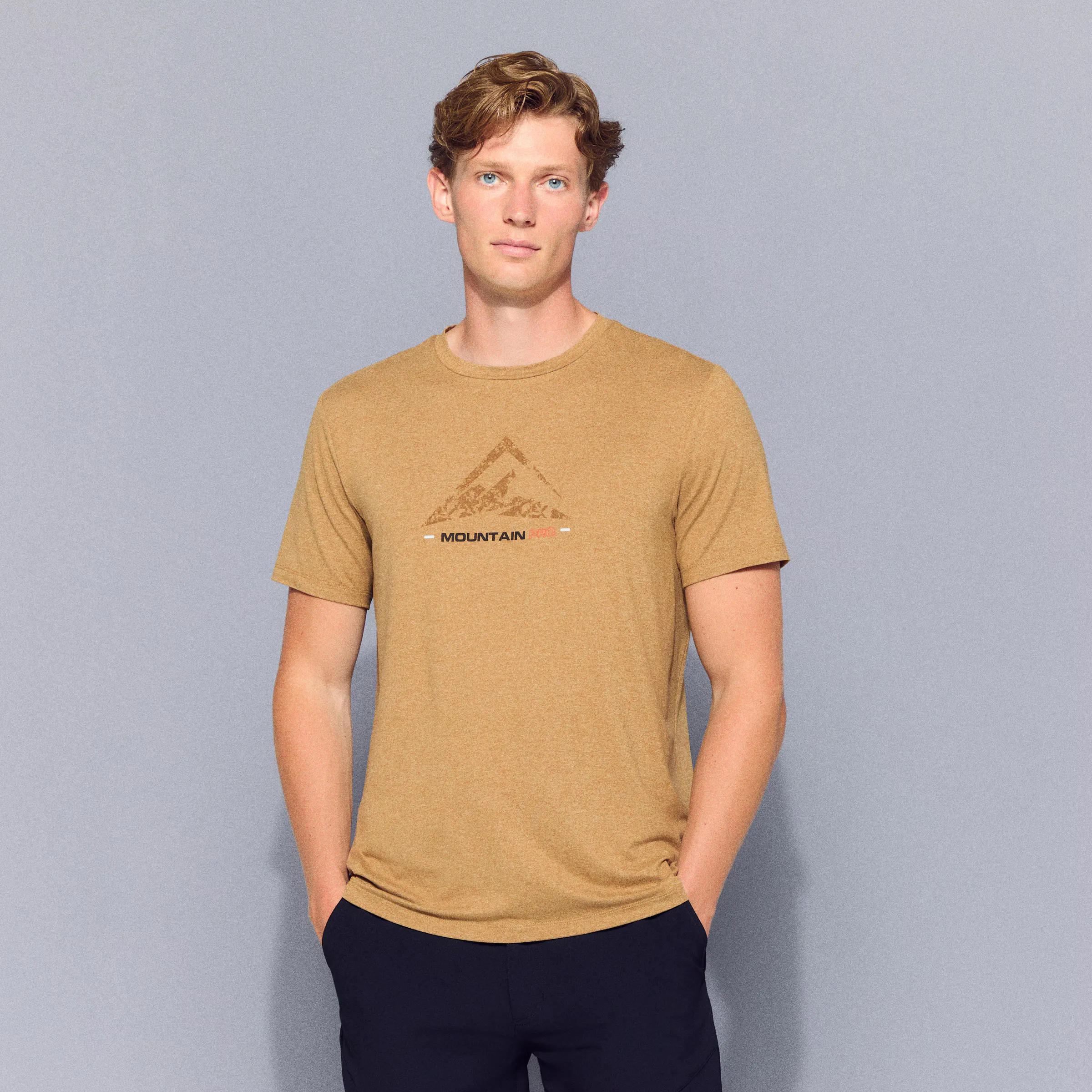 Мужская горная футболка Mountain Pro, коричневый
Мужская горная футболка Mountain Pro, коричневый