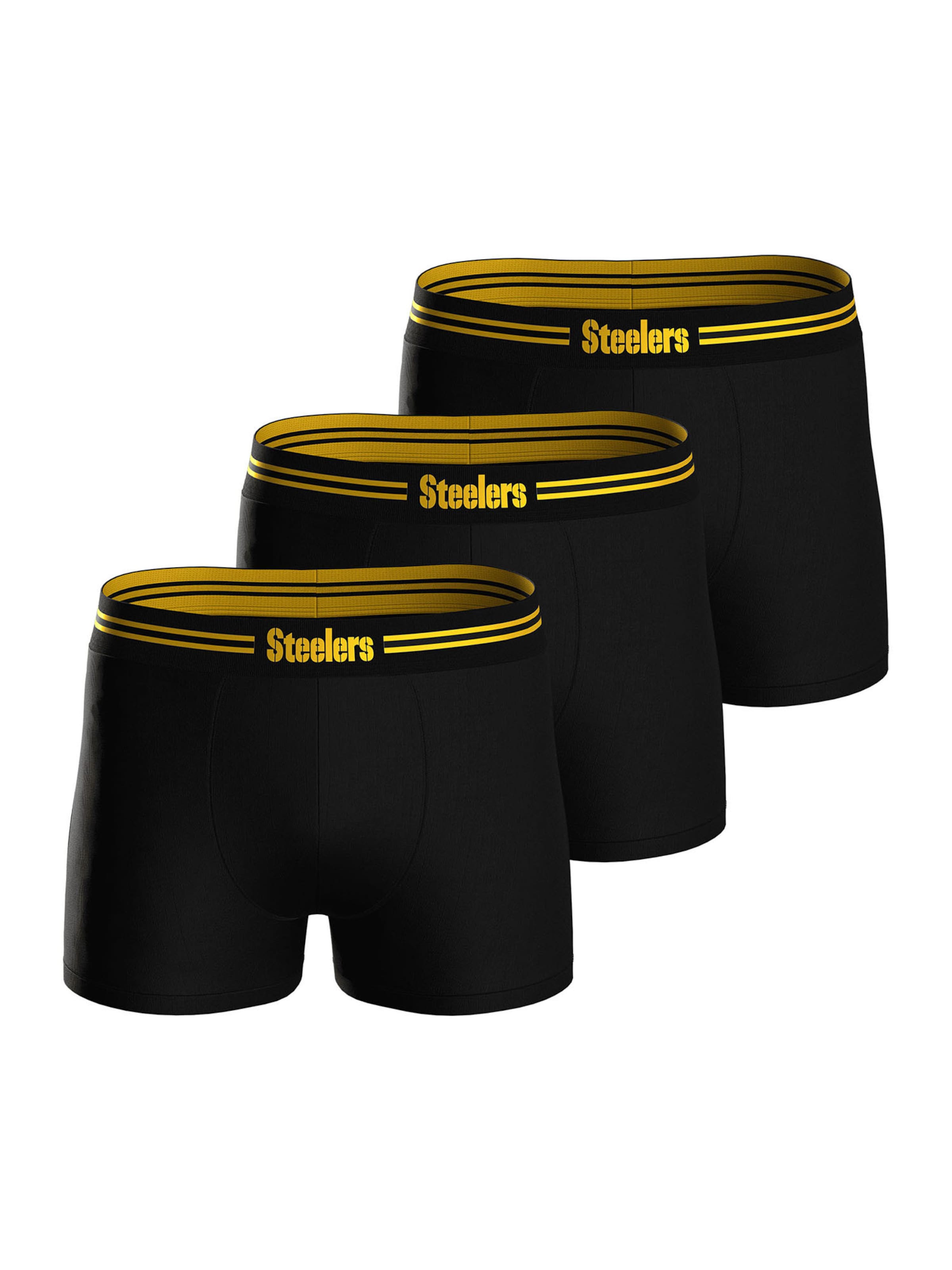 Huddle Боксеры 'Pittsburgh Steelers' в черном цвете
Huddle Боксеры 'Pittsburgh Steelers' в черном цвете