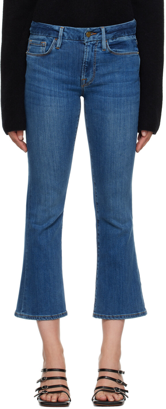 Синие укороченные джинсы Le Crop Mini Boot FRAME
Синие укороченные джинсы Le Crop Mini Boot FRAME