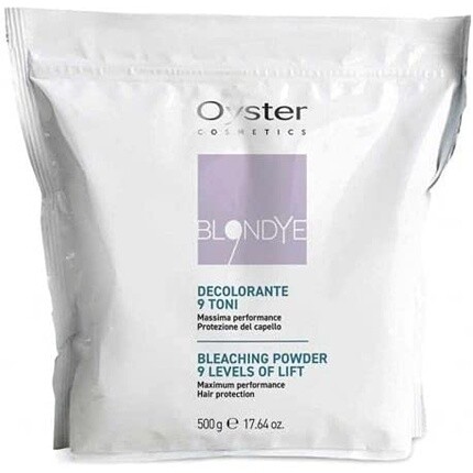 Отбеливающая пудра Oyster Blondye до 9 тонов 500г, Oyster Professional
Отбеливающая пудра Oyster Blondye до 9 тонов 500г, Oyster Professional