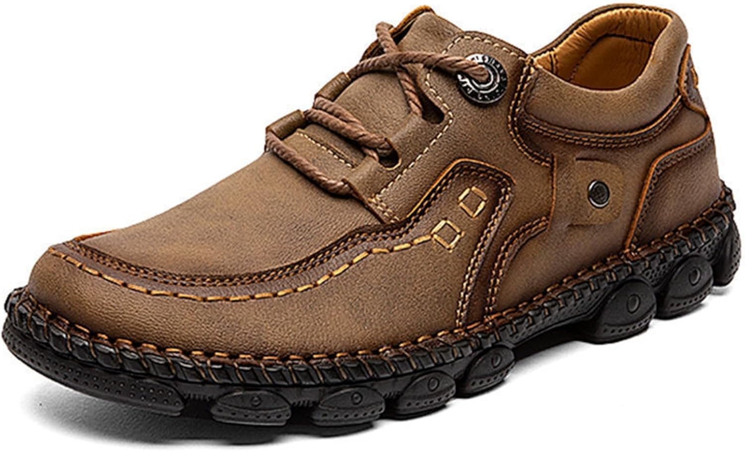 Мужские повседневные туфли ручной работы из кожи с шнуровкой Boxpopla, хаки
Мужские повседневные туфли ручной работы из кожи с шнуровкой Boxpopla, хаки