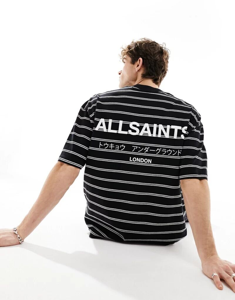 Футболка оверсайз AllSaints Underground с черными полосками, Черный, Футболка оверсайз AllSaints Underground с черными полосками
Футболка оверсайз AllSaints Underground с черными полосками, Черный, Футболка оверсайз AllSaints Underground с черными полосками