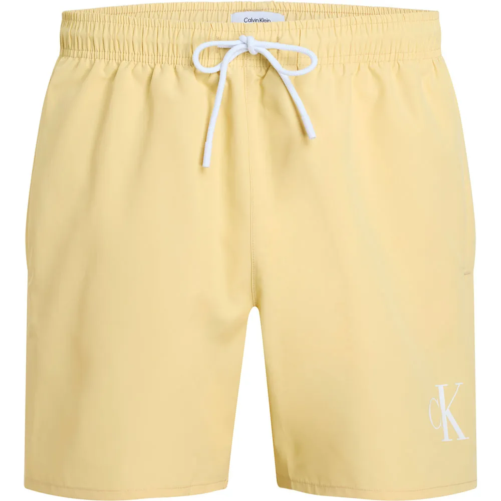 Шорты для плавания Calvin Klein Jeans Medium Drawstring, желтый 
Шорты для плавания Calvin Klein Jeans Medium Drawstring, желтый