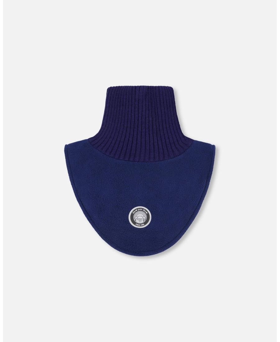 Детский флисовый вязаный шарф-воротник унисекс, темно-синий - для малышей/детей Deux par Deux, Navy blue
Детский флисовый вязаный шарф-воротник унисекс, темно-синий - для малышей/детей Deux par Deux, Navy blue