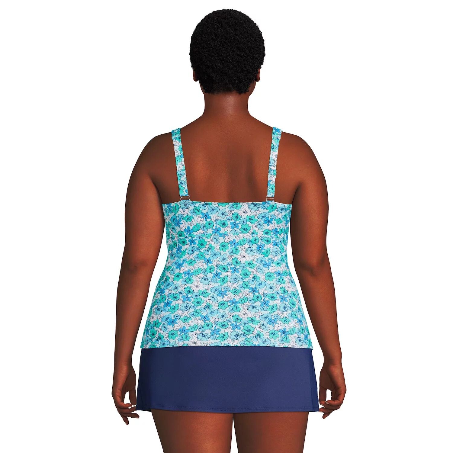 Топ-танкини больших размеров Lands' End UPF 50, улучшающий грудь, с чашечками DD Lands' End
Топ-танкини больших размеров Lands' End UPF 50, улучшающий грудь, с чашечками DD Lands' End