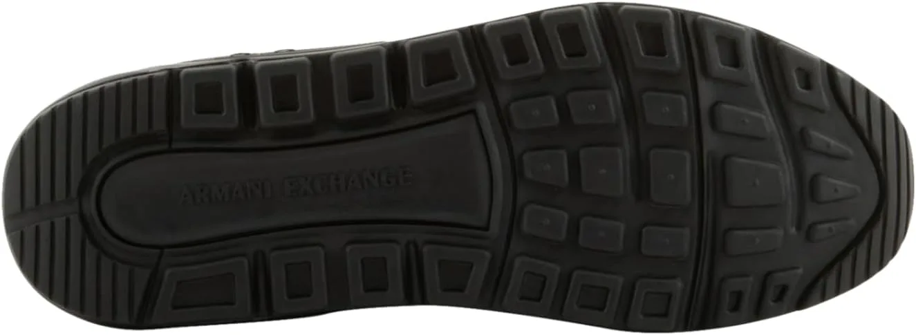 Мужские кроссовки Armani Exchange с полиуретановыми вставками, микро-логотипом и замшевой отделкой для скейтборда, черный
Мужские кроссовки Armani Exchange с полиуретановыми вставками, микро-логотипом и замшевой отделкой для скейтборда, черный