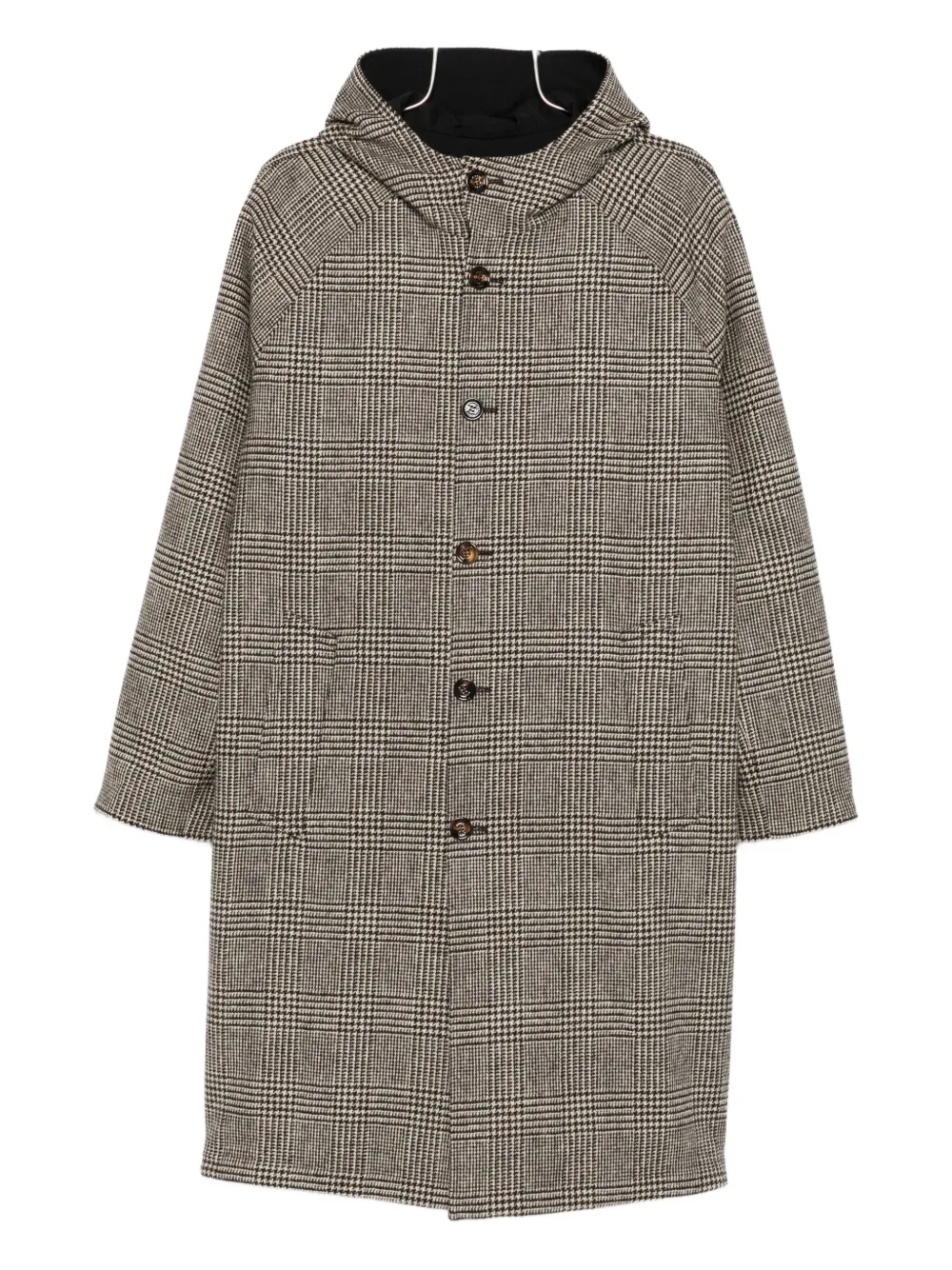 Пальто с капюшоном в ломаную клетку Kired, коричневый
Пальто с капюшоном в ломаную клетку Kired, коричневый