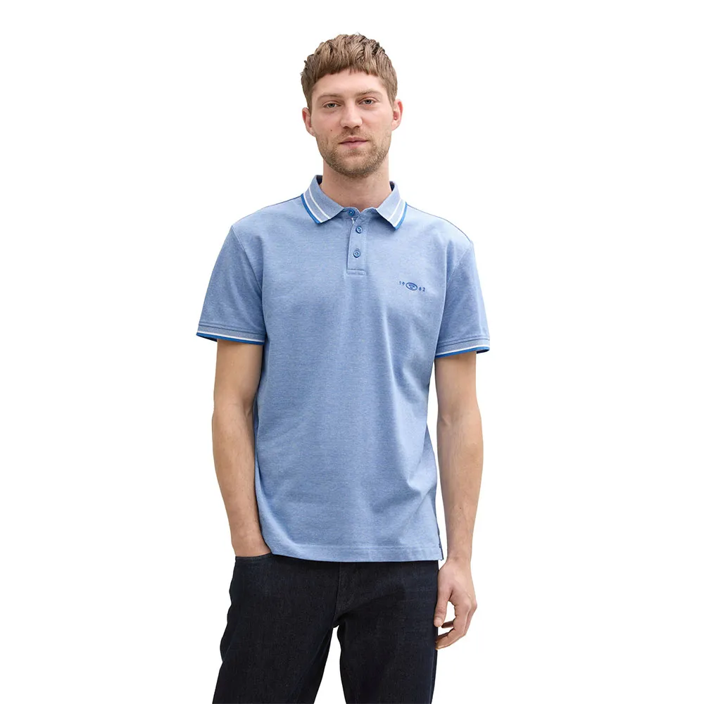 Поло с коротким рукавом Tom Tailor Print, синий
Поло с коротким рукавом Tom Tailor Print, синий