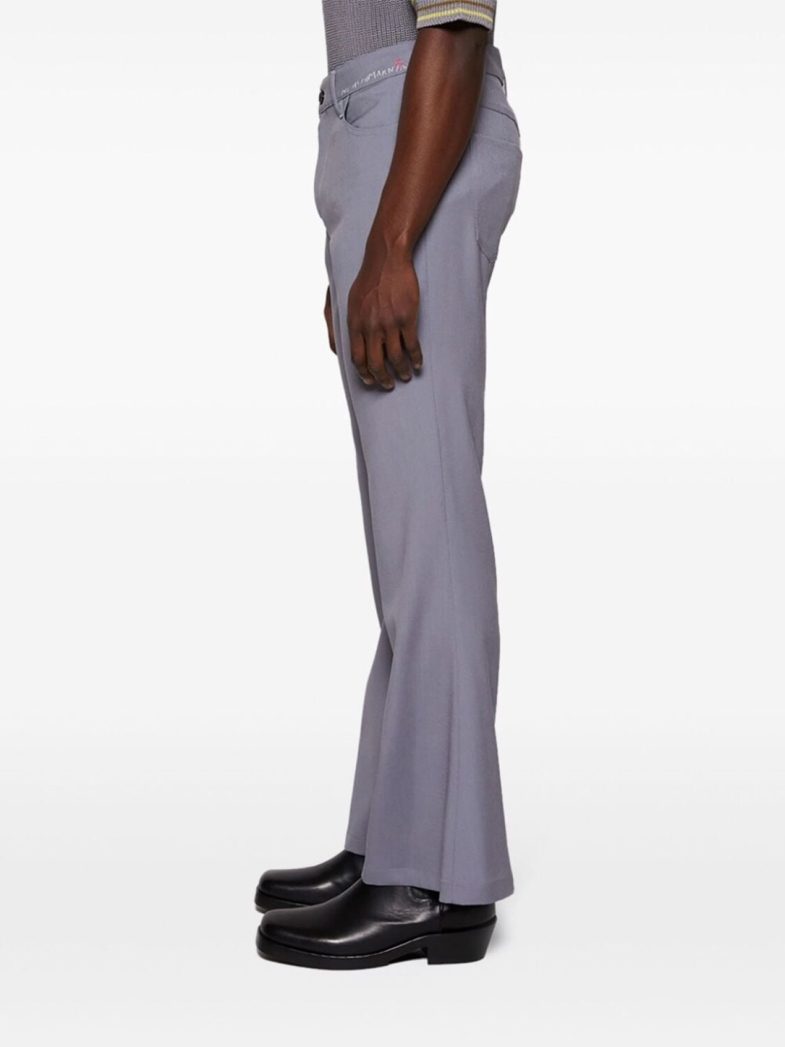 Расклешенные брюки со средней посадкой Marni, серый
Расклешенные брюки со средней посадкой Marni, серый