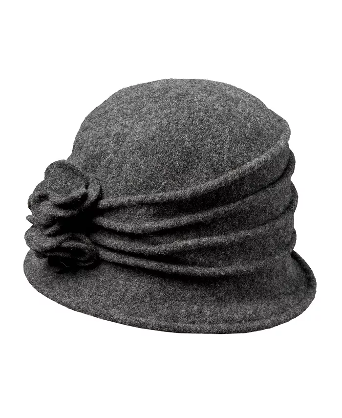 Женская вязаная шерстяная шляпа-клош с цветком Dorfman Pacific, серый
Женская вязаная шерстяная шляпа-клош с цветком Dorfman Pacific, серый