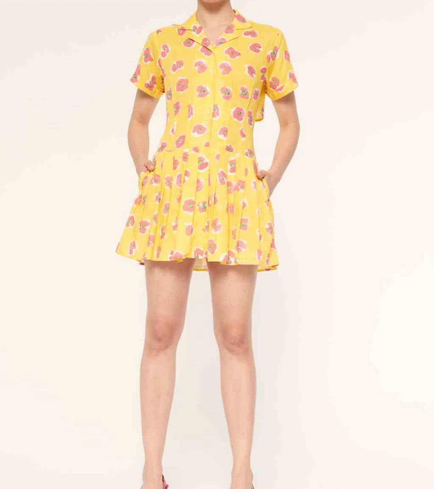 Платье Талия с принтом «Бегония» желтого цвета De Loreta
Платье Талия с принтом «Бегония» желтого цвета De Loreta