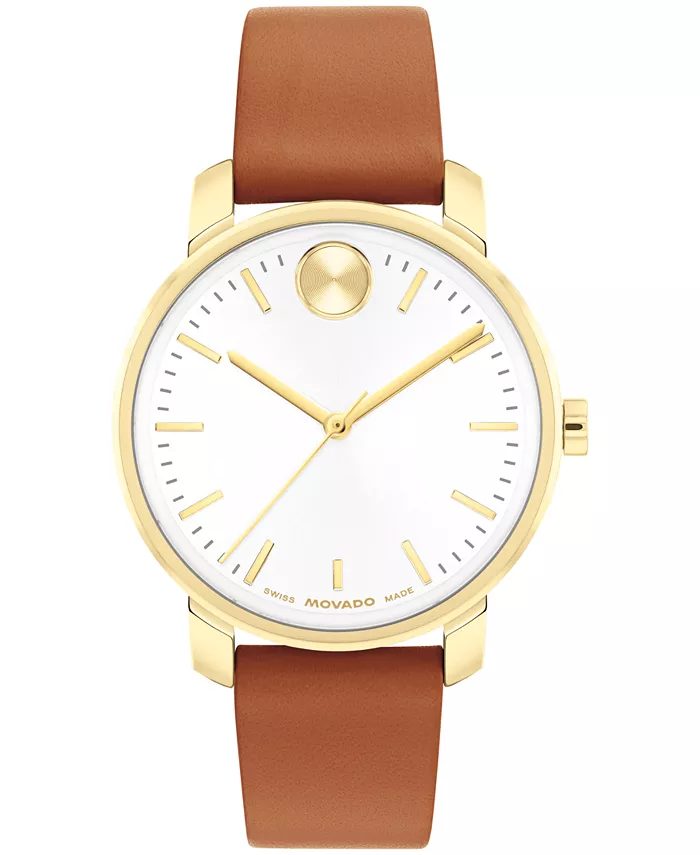 Женские часы Bold Access Swiss Quartz с кожаным ремешком цвета коньяк, 34mm Movado
Женские часы Bold Access Swiss Quartz с кожаным ремешком цвета коньяк, 34mm Movado