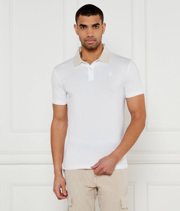 Поло мужское Guess Jeans с коротким рукавом, белый
Поло мужское Guess Jeans с коротким рукавом, белый