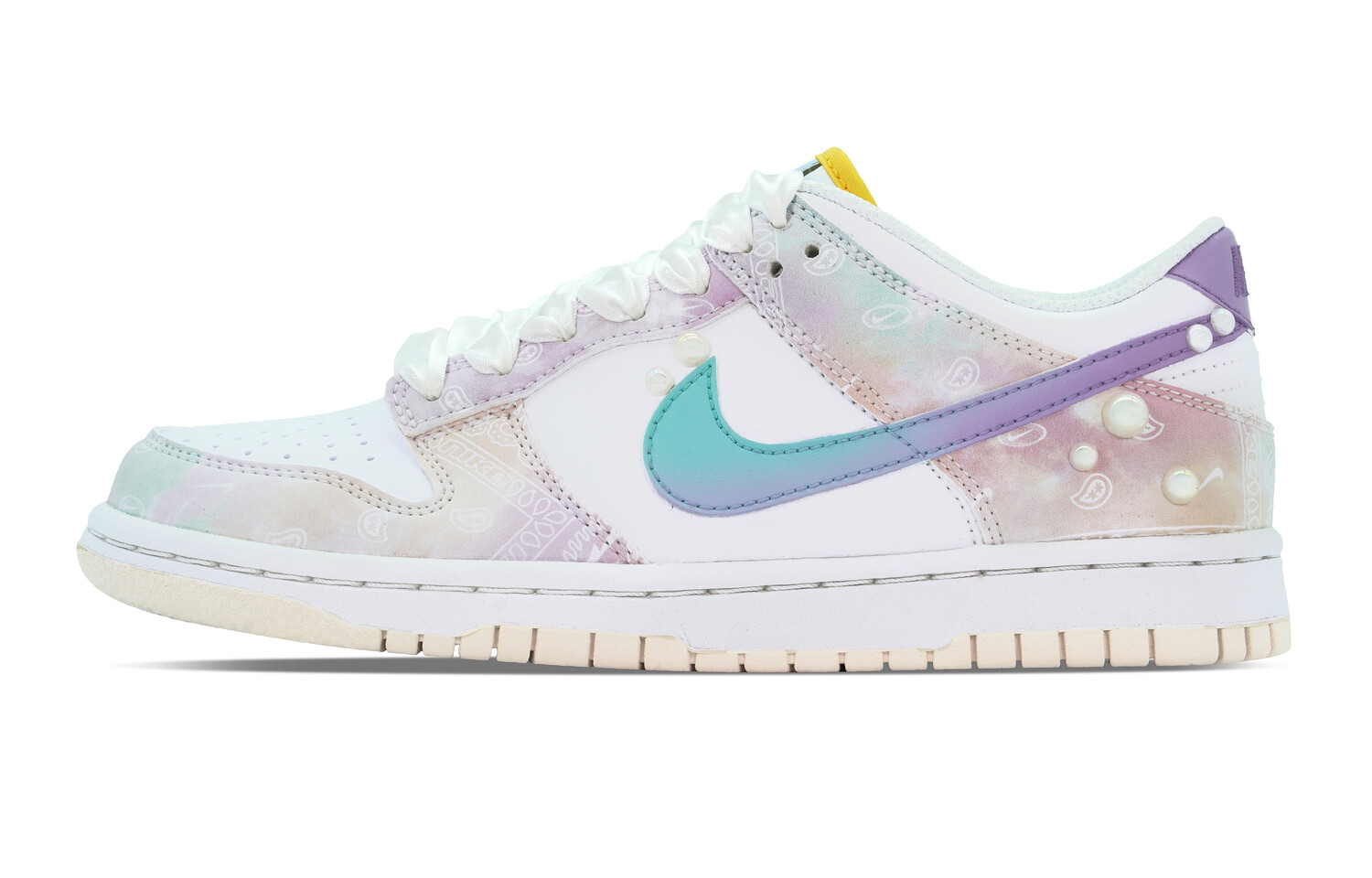 Кроссовки Nike Dunk Skateboarding Shoes Women's Low-top Pink/purple/white, фиолетовый 
Кроссовки Nike Dunk Skateboarding Shoes Women's Low-top Pink/purple/white, фиолетовый