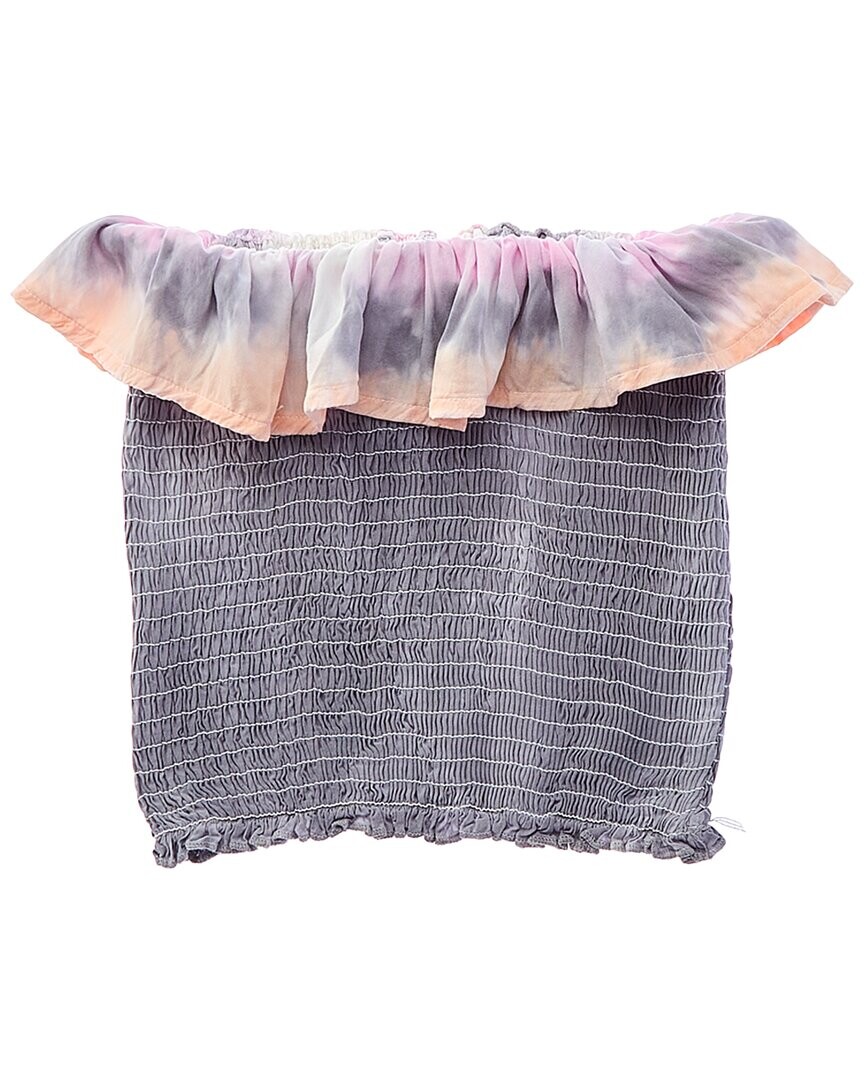 Топ Vintage Havana со сборками, мультиколор
Топ Vintage Havana со сборками, мультиколор