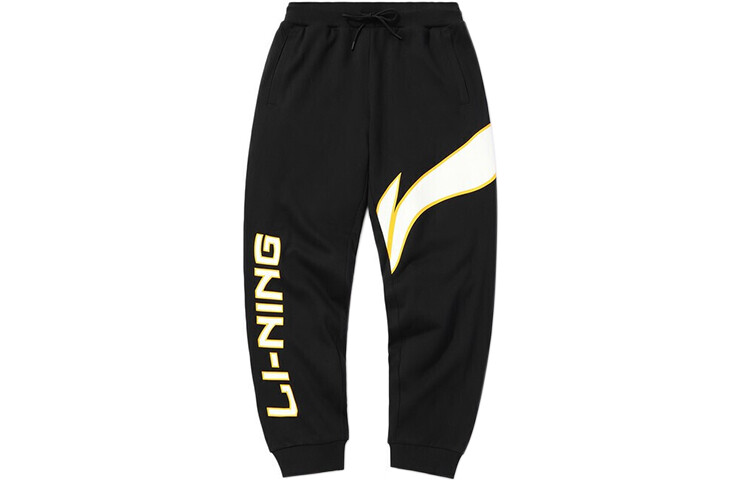Спортивная модная коллекция трикотажные спортивные штаны мужские черные Lining, черный
Спортивная модная коллекция трикотажные спортивные штаны мужские черные Lining, черный