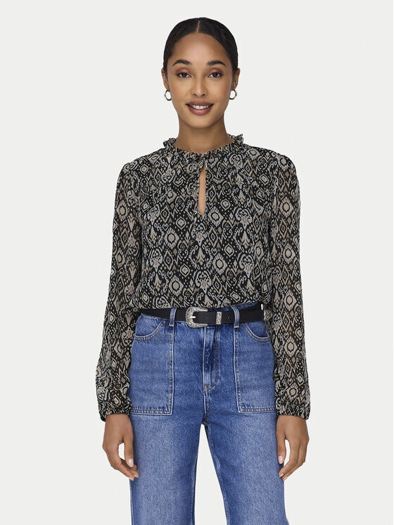 Блуза стандартного кроя Only, черный
Блуза стандартного кроя Only, черный