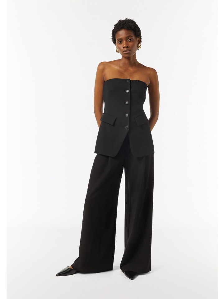 Тканевые брюки comma Hose lang, черный
Тканевые брюки comma Hose lang, черный