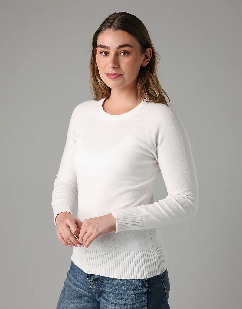 Уютный, мягкий на ощупь джемпер с круглым вырезом и рукавами реглан белого цвета от French Connection
Уютный, мягкий на ощупь джемпер с круглым вырезом и рукавами реглан белого цвета от French Connection
