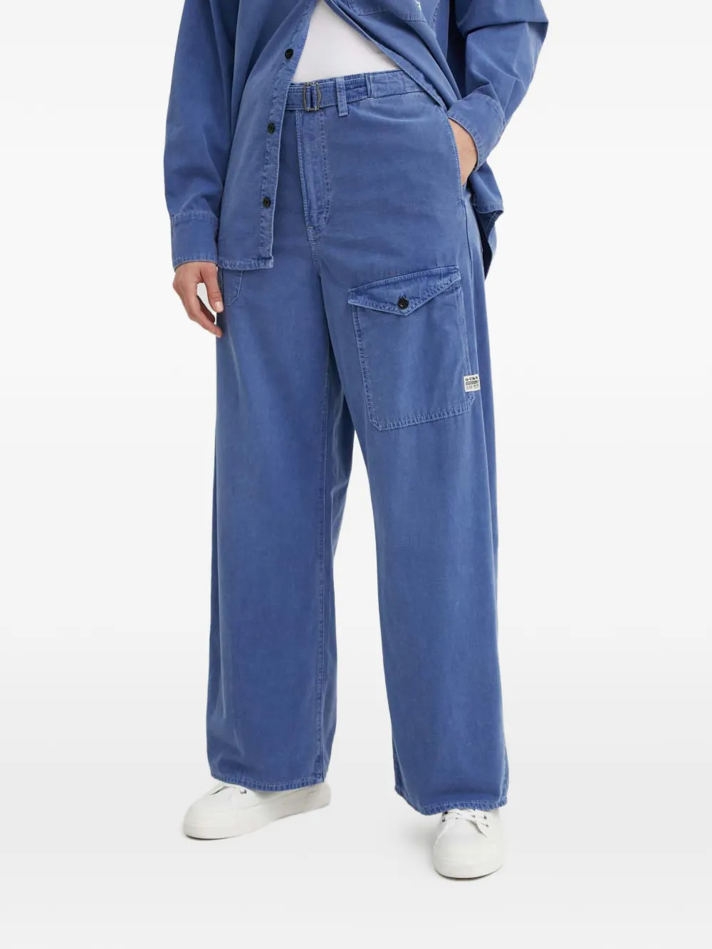 Синие брюки-карго G-Star Raw
Синие брюки-карго G-Star Raw