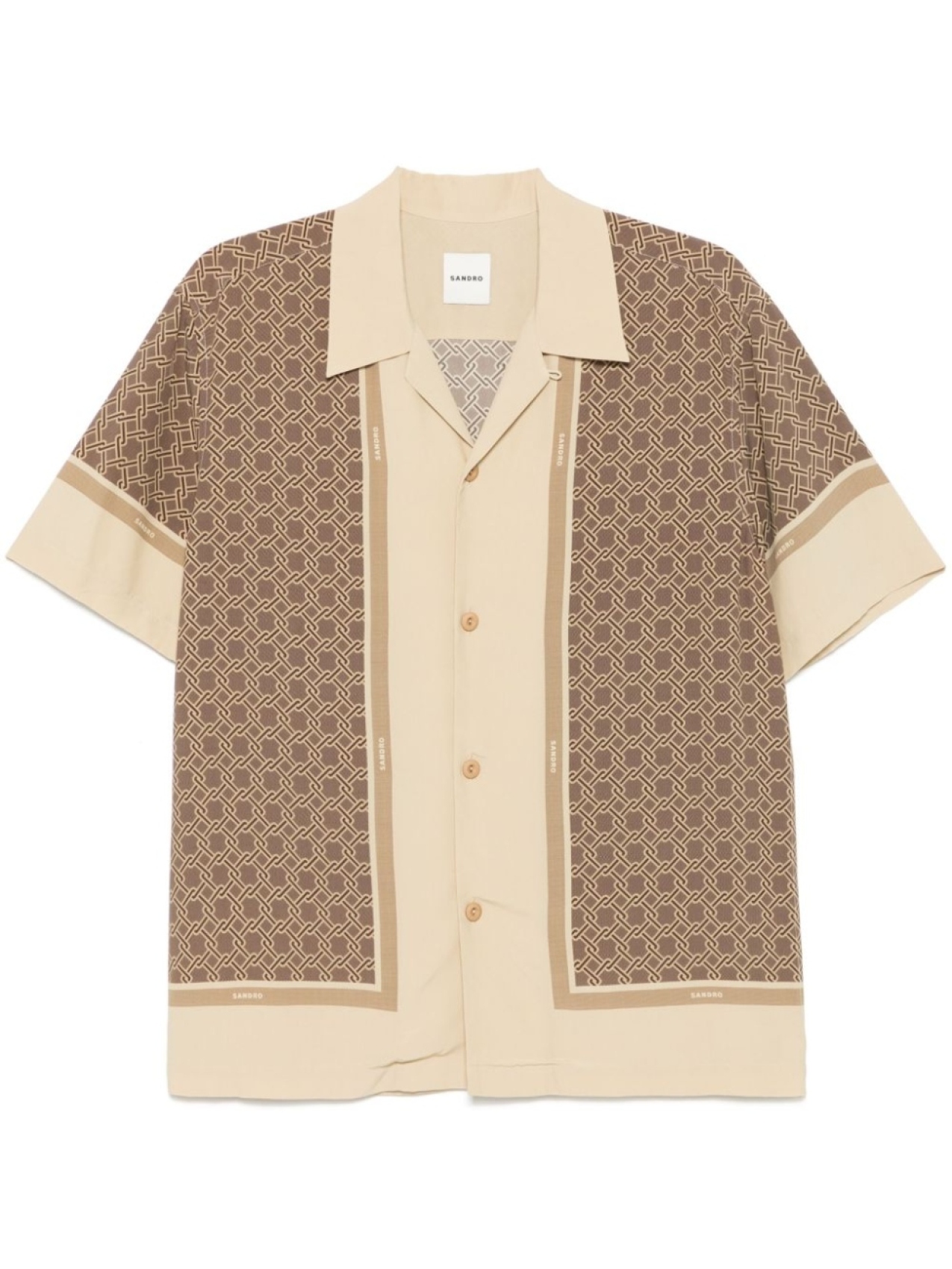 SANDRO рубашка с короткими рукавами и узором, нейтральный
SANDRO рубашка с короткими рукавами и узором, нейтральный
