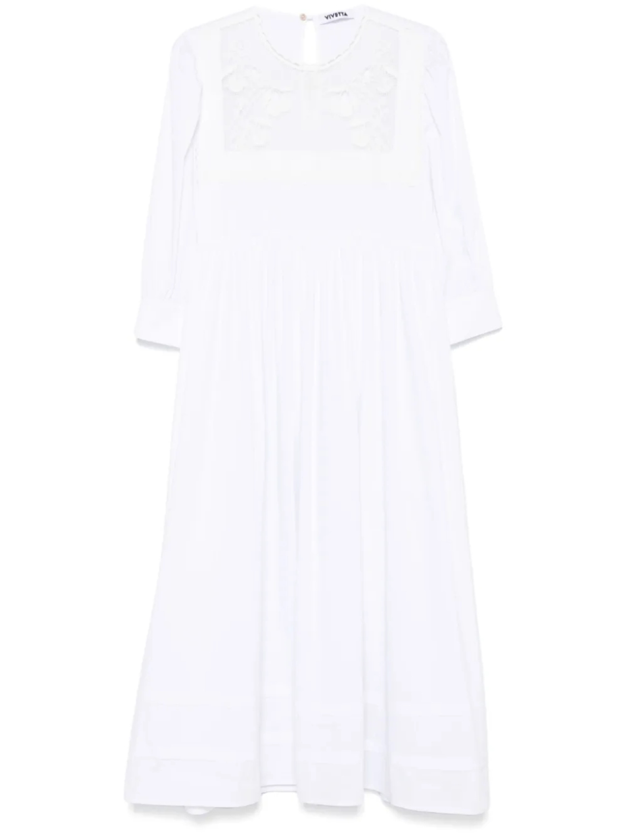 Vivetta платье миди с вышивкой, белый
Vivetta платье миди с вышивкой, белый
