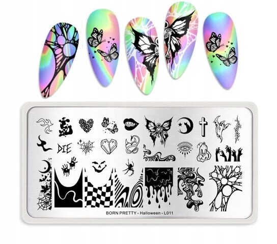 Штамповая пластина для украшения ногтей на ХЭЛЛОУИН, Frezarkowo
Штамповая пластина для украшения ногтей на ХЭЛЛОУИН, Frezarkowo