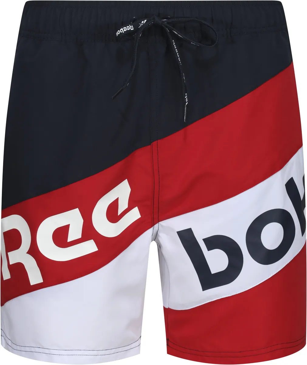 Шорты для плавания Reebok "Ryan", асимметричная полоска, разделенная надпись-логотип, цвет Navy/Red/Whi
Шорты для плавания Reebok "Ryan", асимметричная полоска, разделенная надпись-логотип, цвет Navy/Red/Whi
