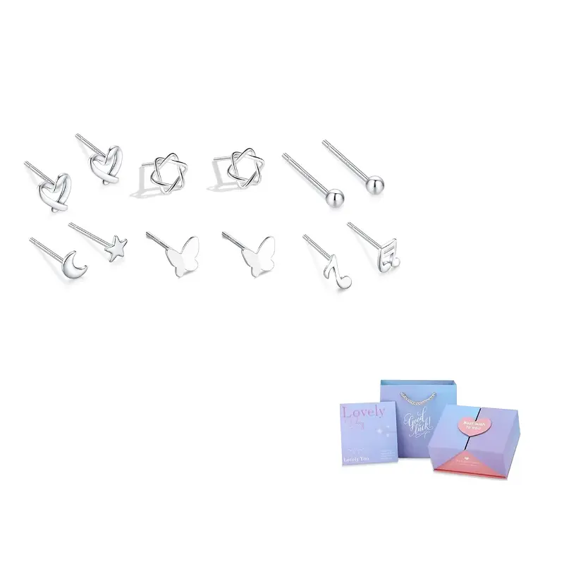 GIFU Серьги-гвоздики из стерлингового серебра для женщин
GIFU Серьги-гвоздики из стерлингового серебра для женщин