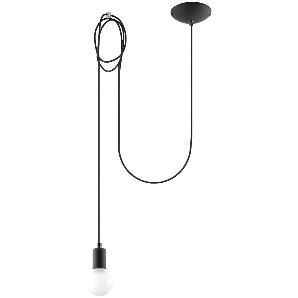 Подвесной светильник EDISON 1 черный 1xE27 60Вт ткань, сталь 150х150х300см Sollux Lighting
Подвесной светильник EDISON 1 черный 1xE27 60Вт ткань, сталь 150х150х300см Sollux Lighting
