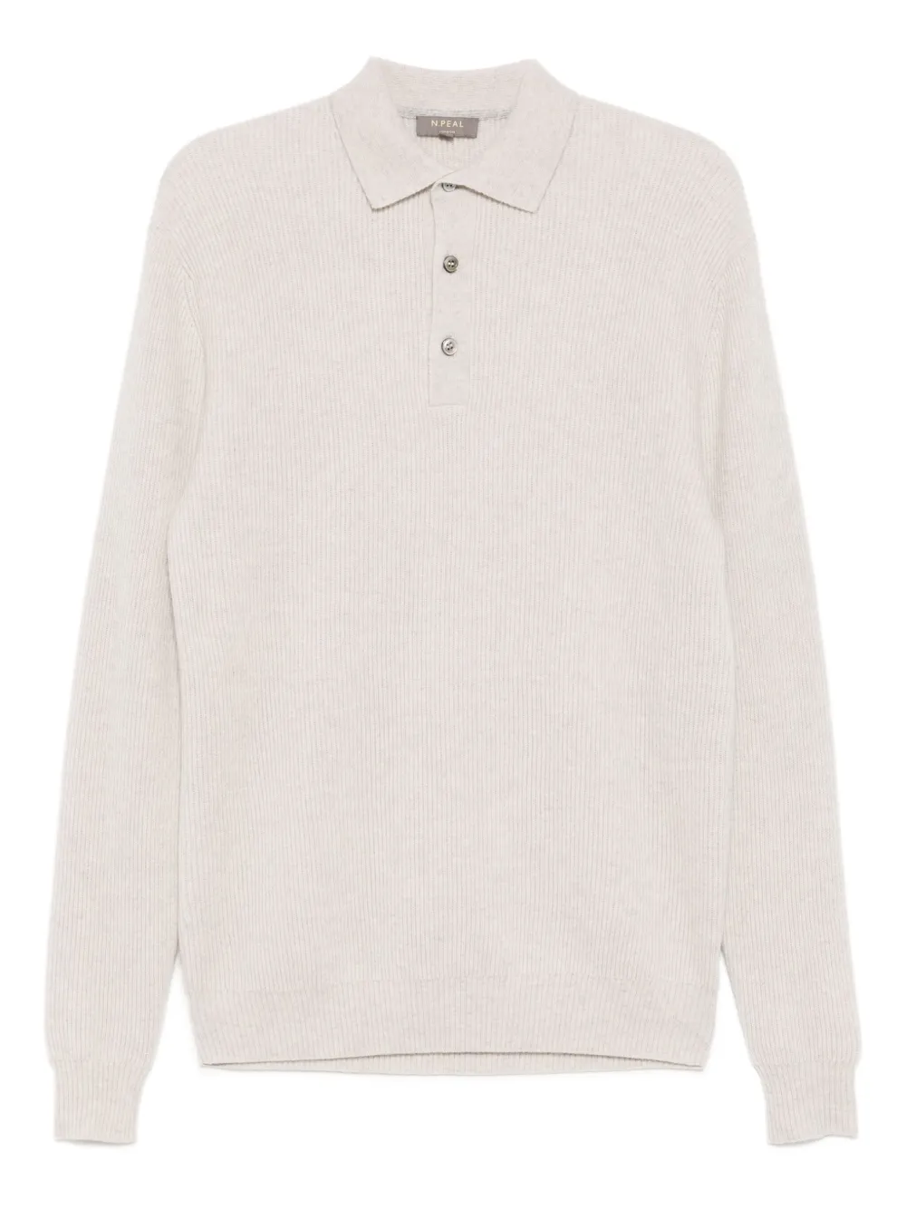 Рубашка поло в рубчик N.Peal, серый
Рубашка поло в рубчик N.Peal, серый