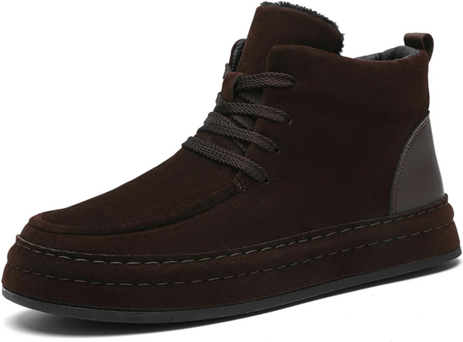 Мужские зимние ботинки Kelibasi из замши с искусственным мехом, шнуровкой, массивной подошвой и противоскользящей стелькой, ботинки на щиколотку для холодной погоды и активного отдыха на улице, коричневый
Мужские зимние ботинки Kelibasi из замши с искусственным мехом, шнуровкой, массивной подошвой и противоскользящей стелькой, ботинки на щиколотку для холодной погоды и активного отдыха на улице, коричневый