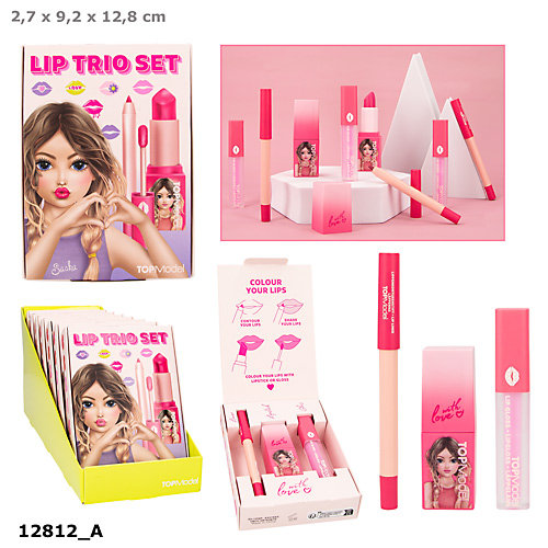 Набор для губ Lip Trio Top Model Beauty Me 12812A Depesche
Набор для губ Lip Trio Top Model Beauty Me 12812A Depesche