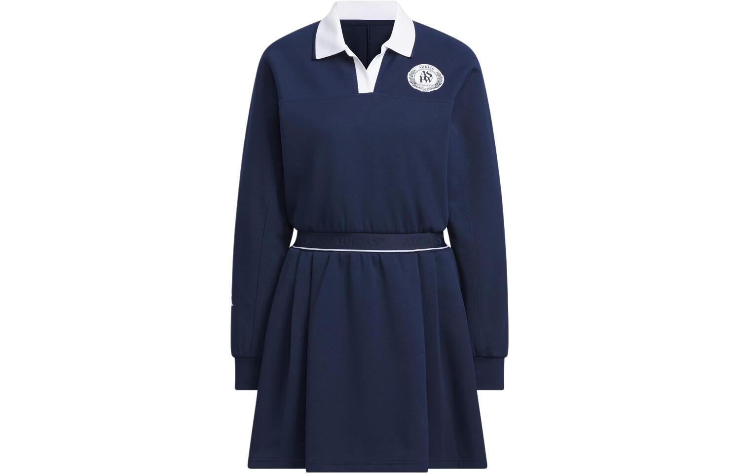 Платье женское Adidas с контрастным воротником, темно-синий
Платье женское Adidas с контрастным воротником, темно-синий