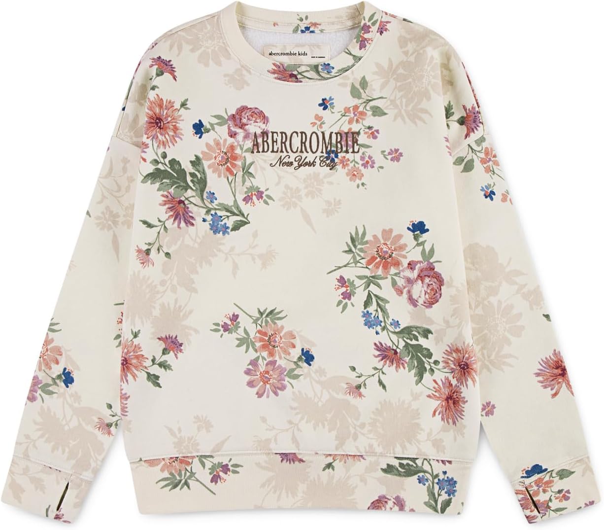 Толстовка abercrombie kids ANF Floral Crew, цвет Buttercream
Толстовка abercrombie kids ANF Floral Crew, цвет Buttercream