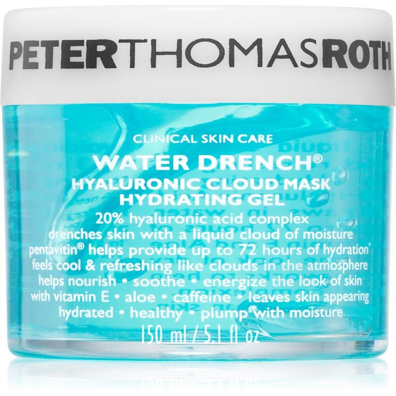 Peter Thomas Roth Water Drench Hyaluronic Cloud Mask Hydrating Gel увлажняющая гелевая маска с гиалуроновой кислотой 150 мл Inna marka
Peter Thomas Roth Water Drench Hyaluronic Cloud Mask Hydrating Gel увлажняющая гелевая маска с гиалуроновой кислотой 150 мл Inna marka