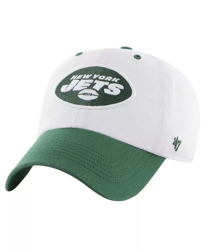 47 брендовая мужская белая/зеленая регулируемая кепка New York Jets с двойными головками и бриллиантами '47 Brand, белый
47 брендовая мужская белая/зеленая регулируемая кепка New York Jets с двойными головками и бриллиантами '47 Brand, белый